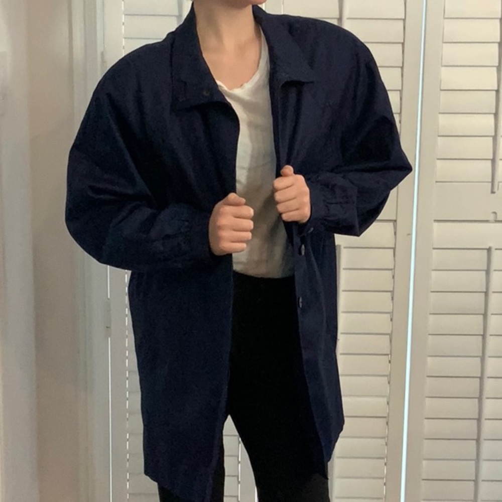 Cyclone Women’s Size 12 Vintage 1980’s Jacket in navy blue